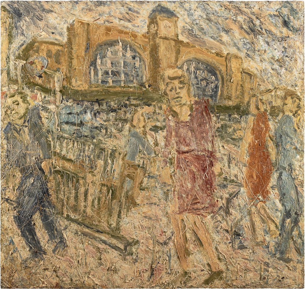 King"s Cross, Summer by Leon Kossoff