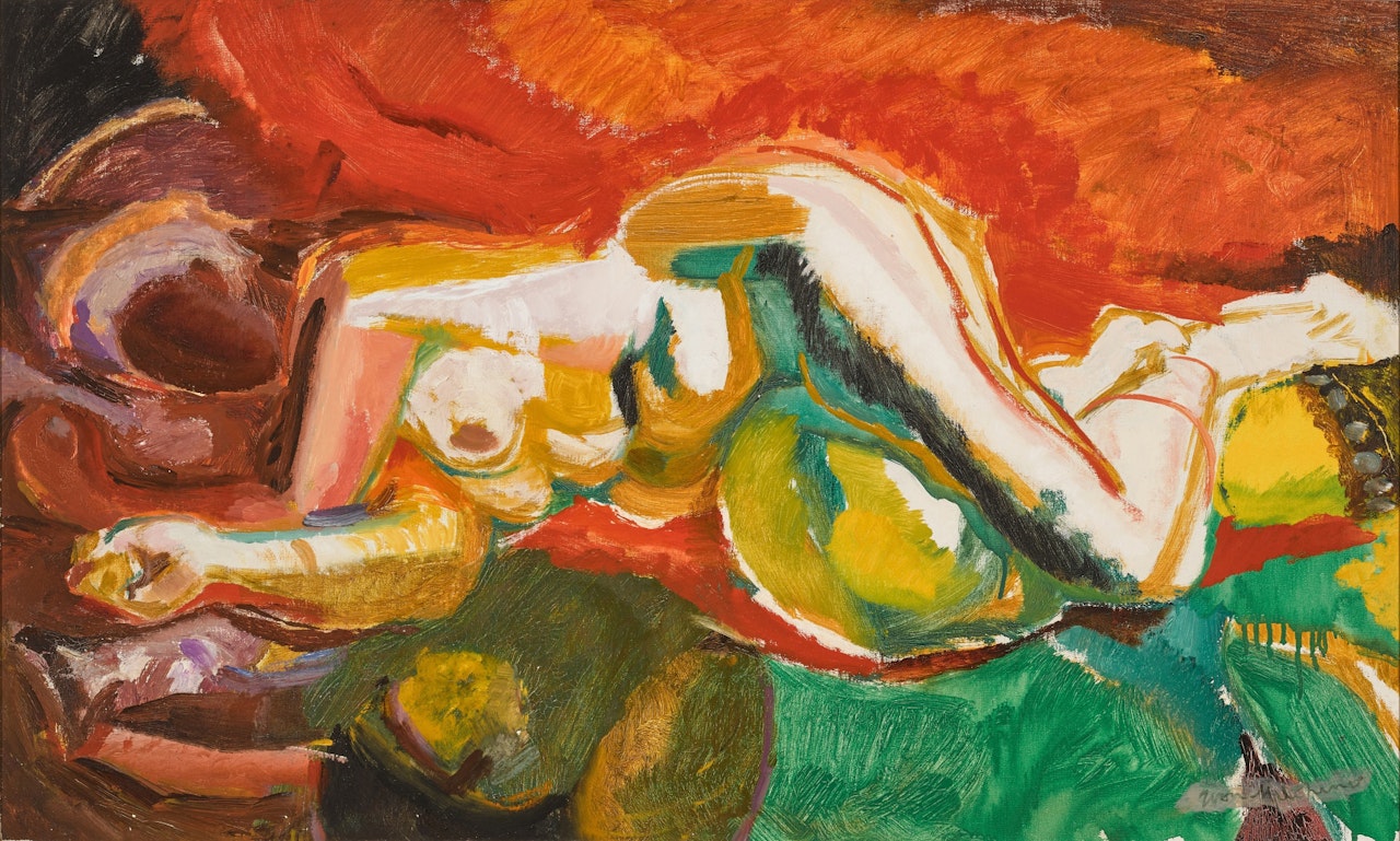 Variations on a Theme no. 12, Figure in a Strong Light by Ivon Hitchens