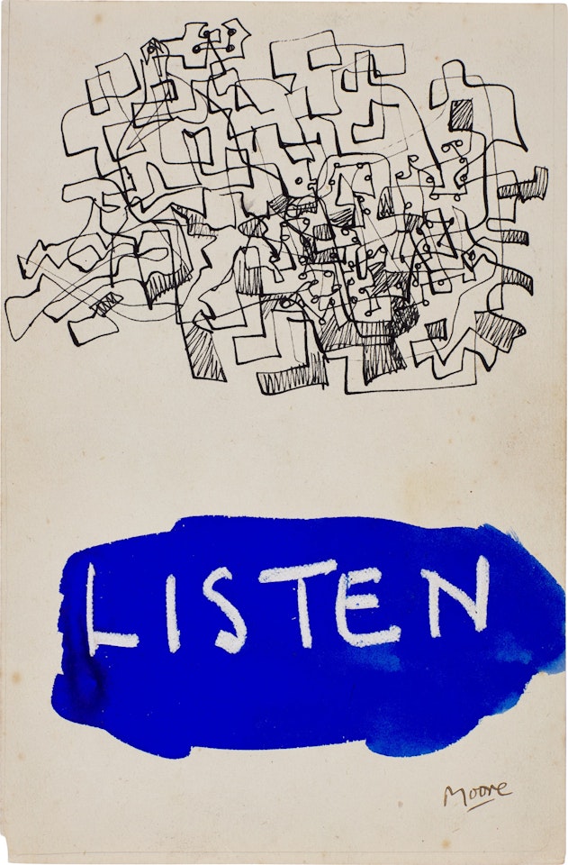 Cover Design for "Listen" Magazine by Henry Moore