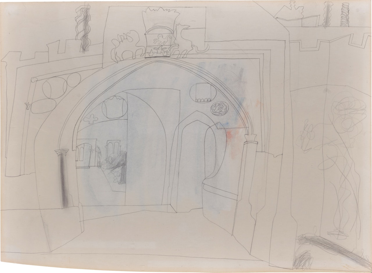 CW Courtyard 2 by Ben Nicholson, O.M.
