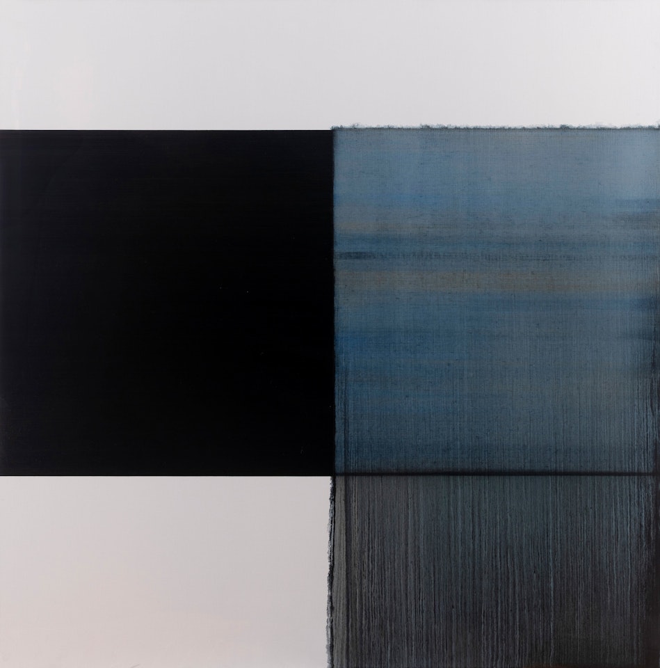 Exposed Painting Paris Blue by Callum Innes