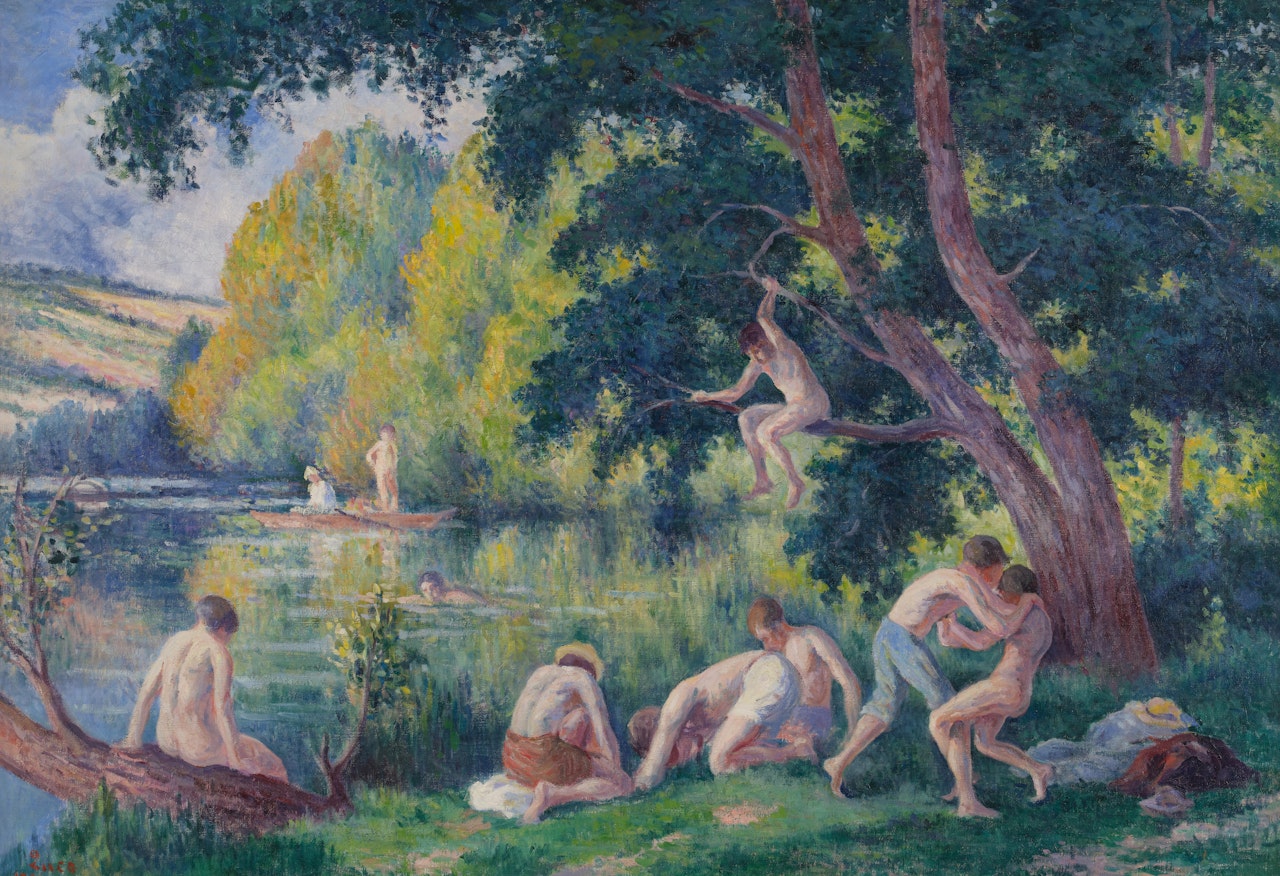 Baigneurs by Maximilien Luce