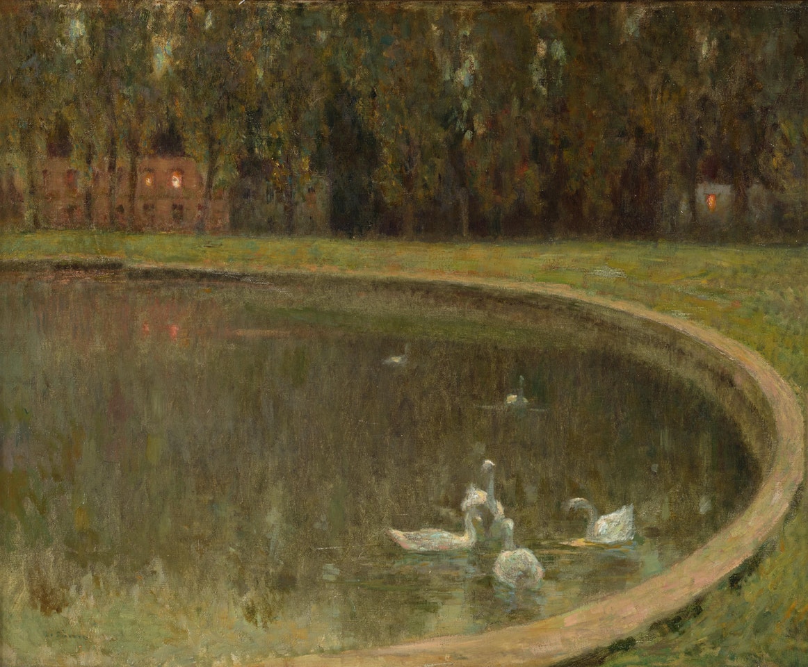Les Cygnes, Versailles by Henri Le Sidaner