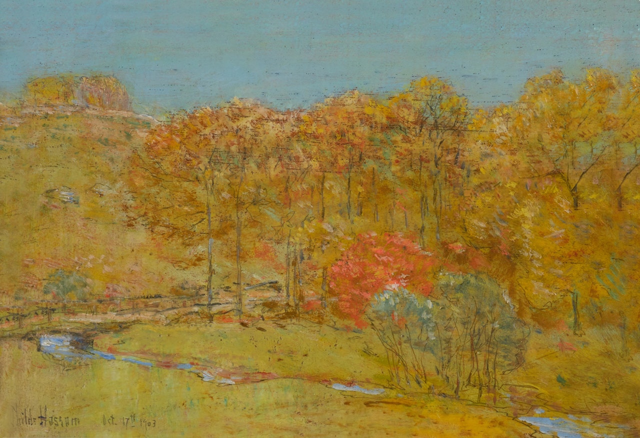 Connecticut Landscape by Childe Hassam