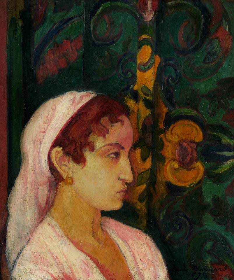 Femme de profil by Emile Bernard