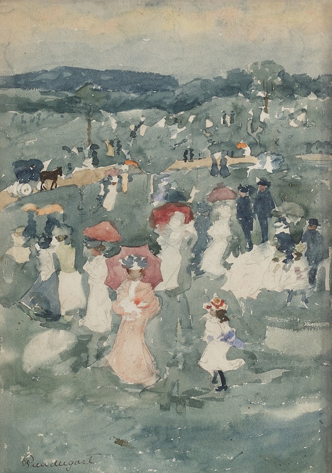 Strolling in the Park by Maurice Prendergast