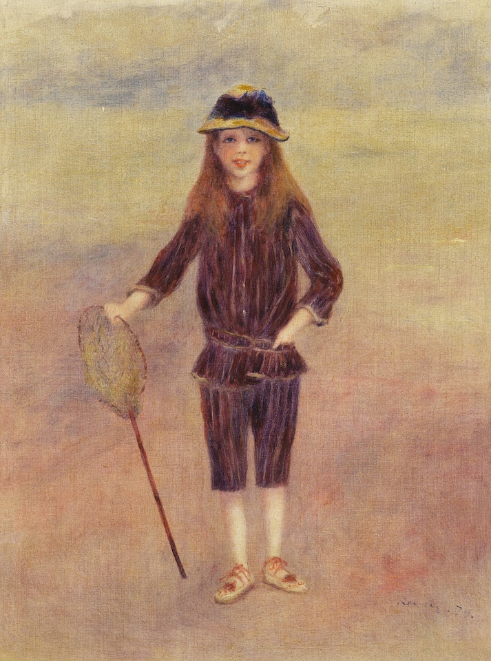 La Petite pêcheuse, Marthe Bérard by Pierre-Auguste Renoir