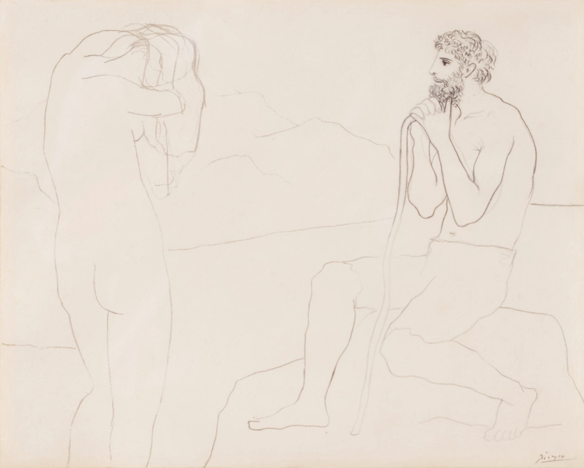 Homme et femme by Pablo Picasso