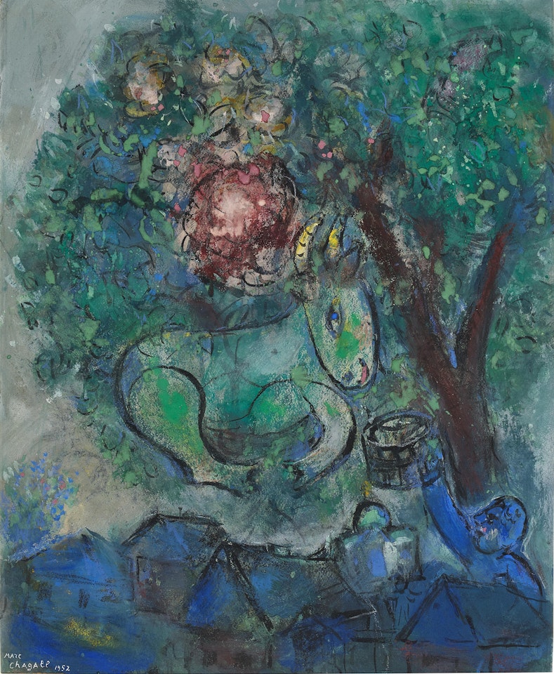 L"Âne vert by Marc Chagall