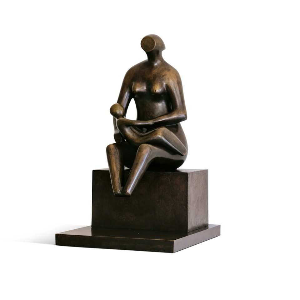 Mother with Child on Lap by Henry Moore
