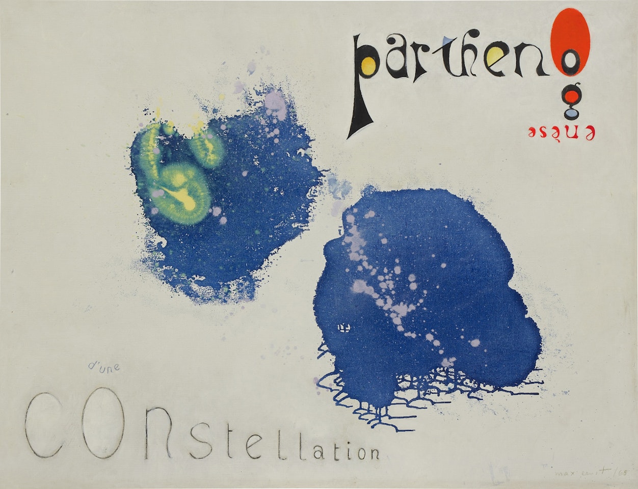 Parthénogénèse d"une constellation by Max Ernst