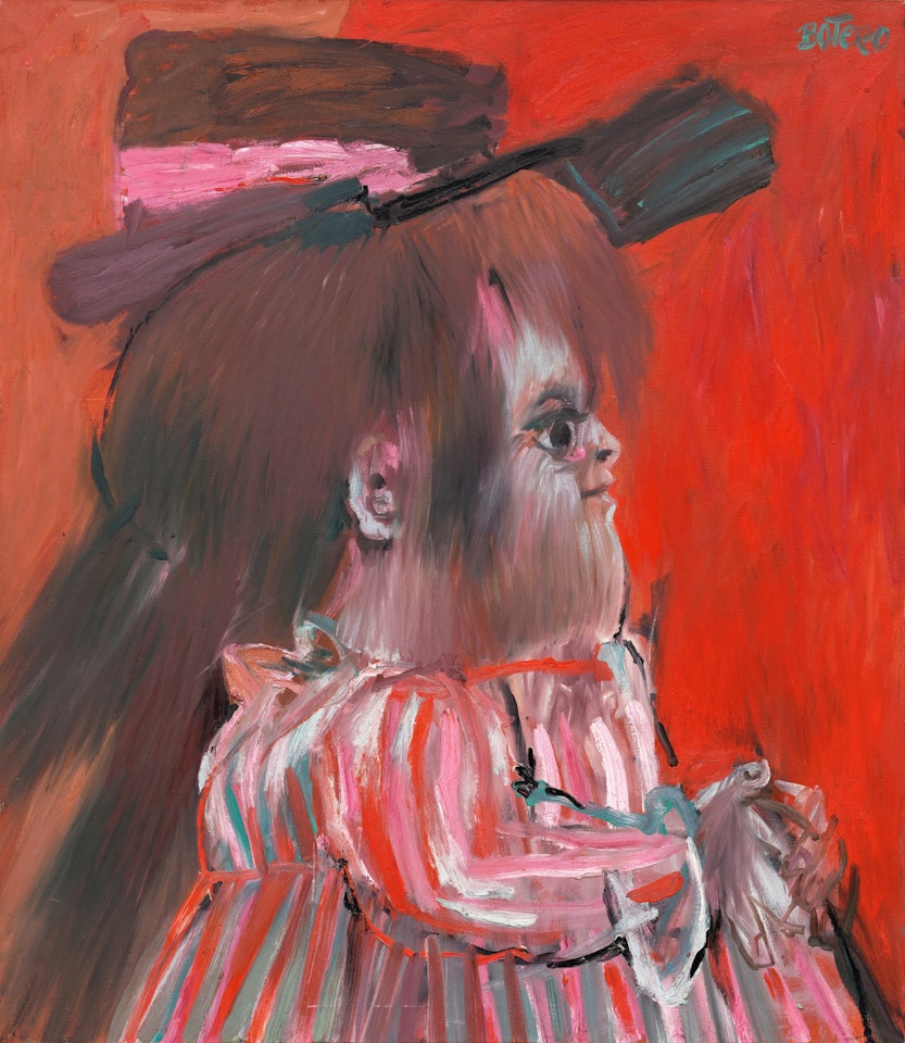 Niña roja by Fernando Botero