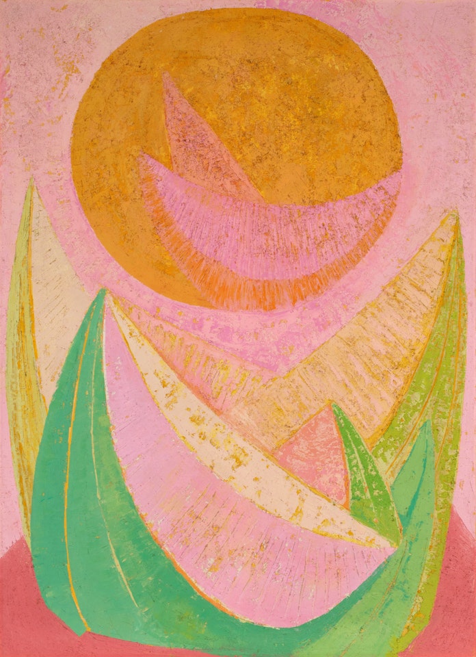 Tamayana con sol de sandía by Pedro Coronel