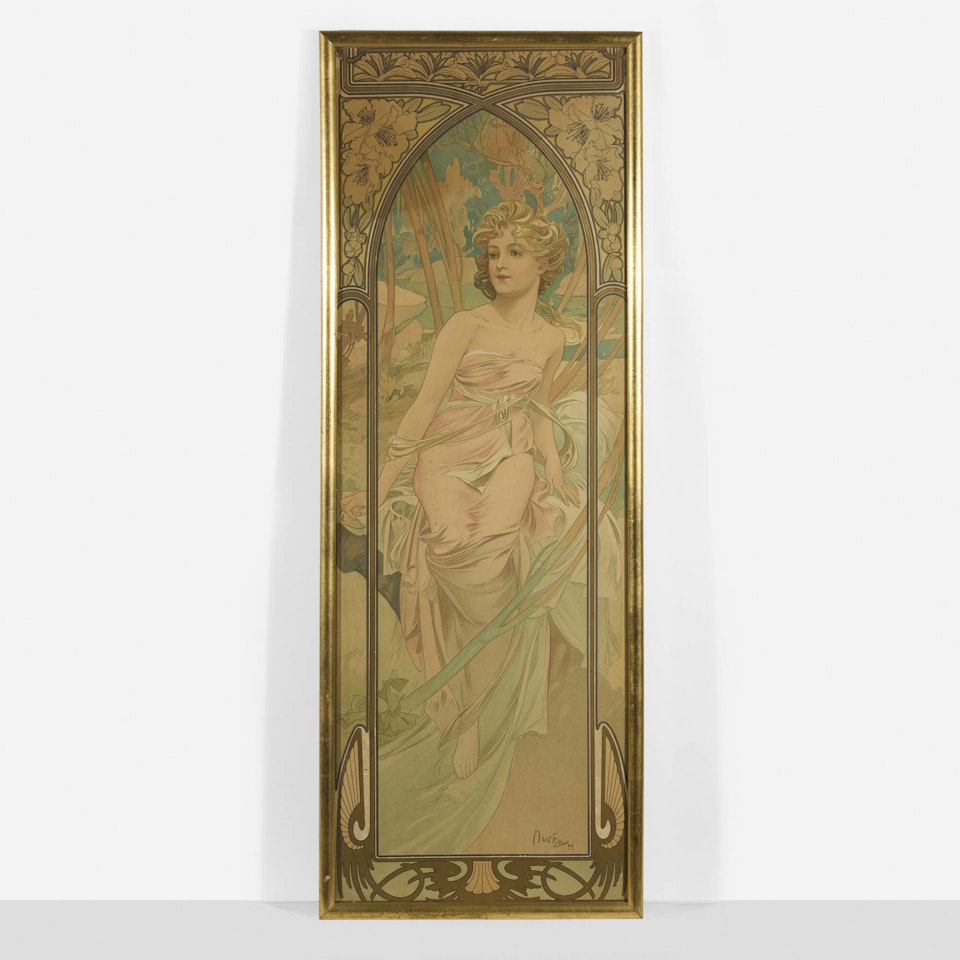Eveil du matin (from The Times of the Day series) by Alphonse Mucha