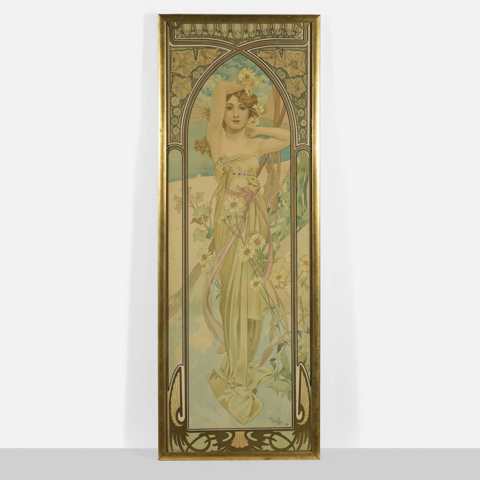 Eclat du jour (from The Times of the Day series) by Alphonse Mucha