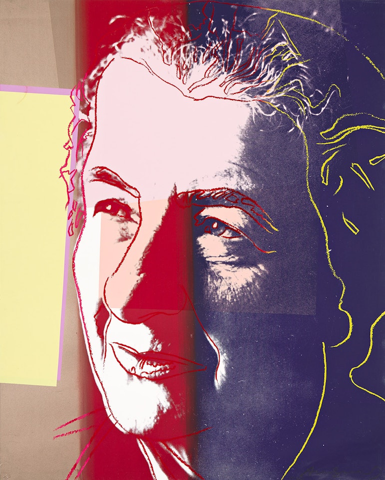 Golda Meir . by Andy Warhol