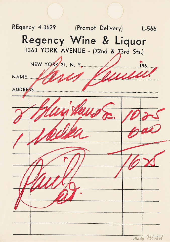 Paris Review . by Andy Warhol