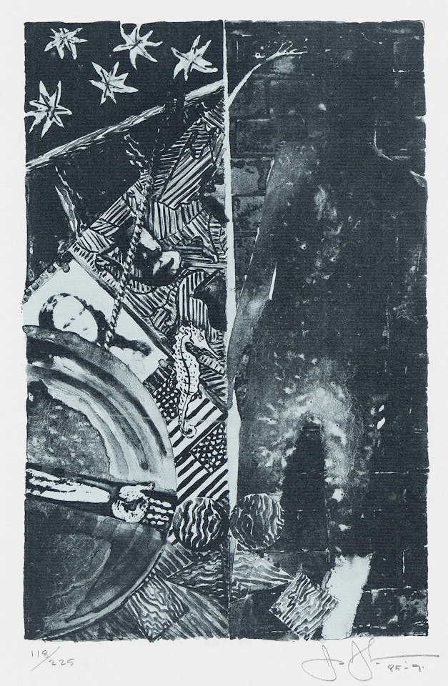 Summer (Blue). by Jasper Johns