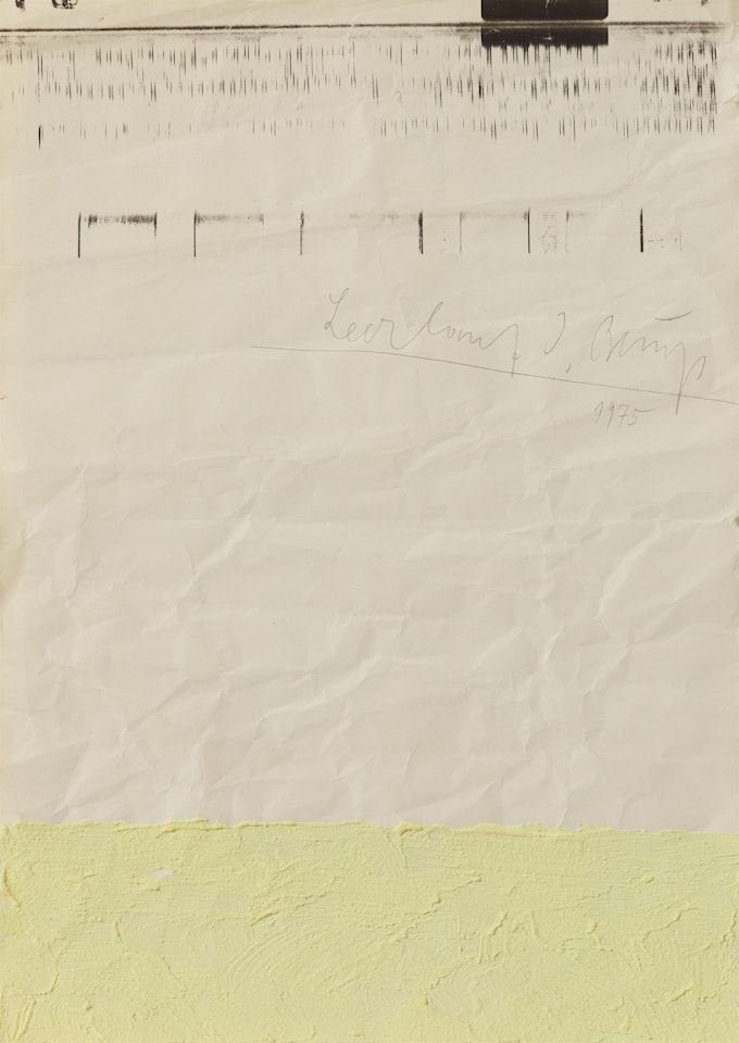 Leerlauf by Joseph Beuys