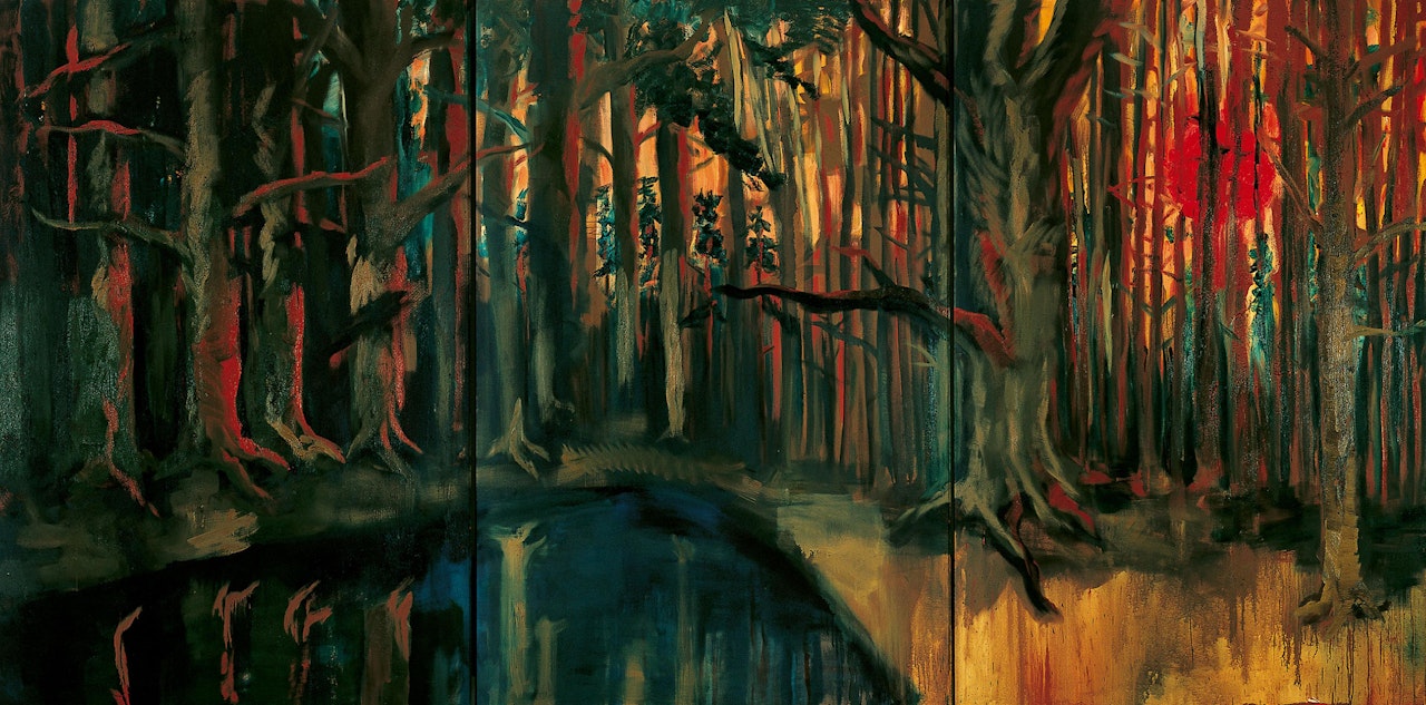 Großer Wald by Rainer Fetting