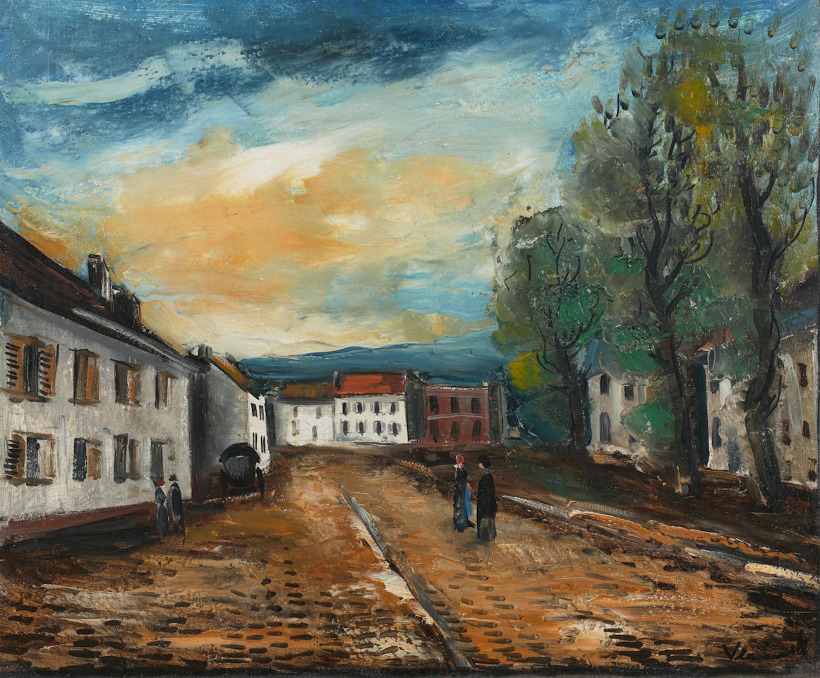 Rue de Village by Maurice de Vlaminck