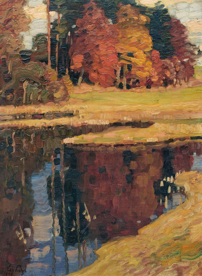 Herbstlandschaft by Leo Putz