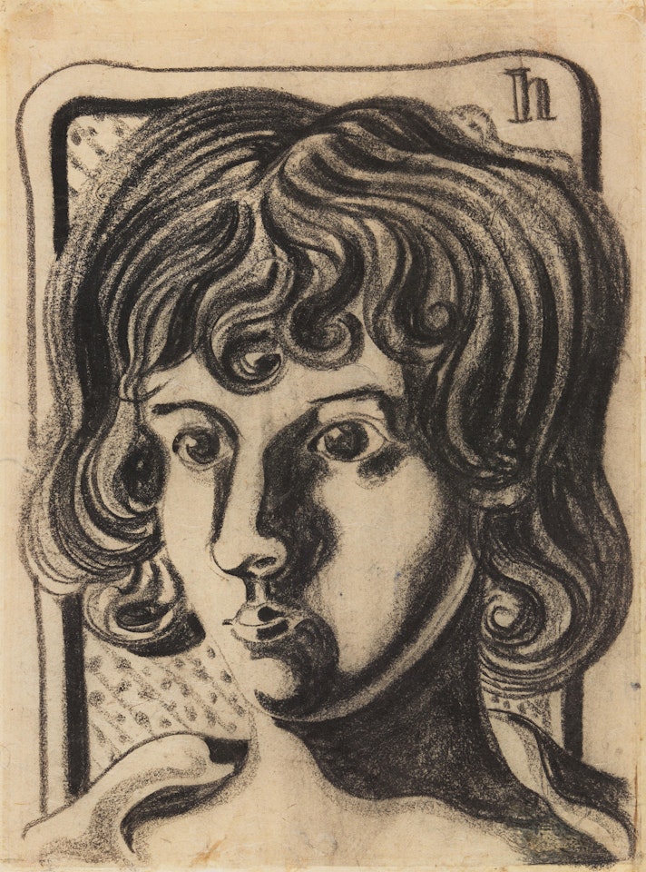 Frauenportrait by Heinrich Hoerle