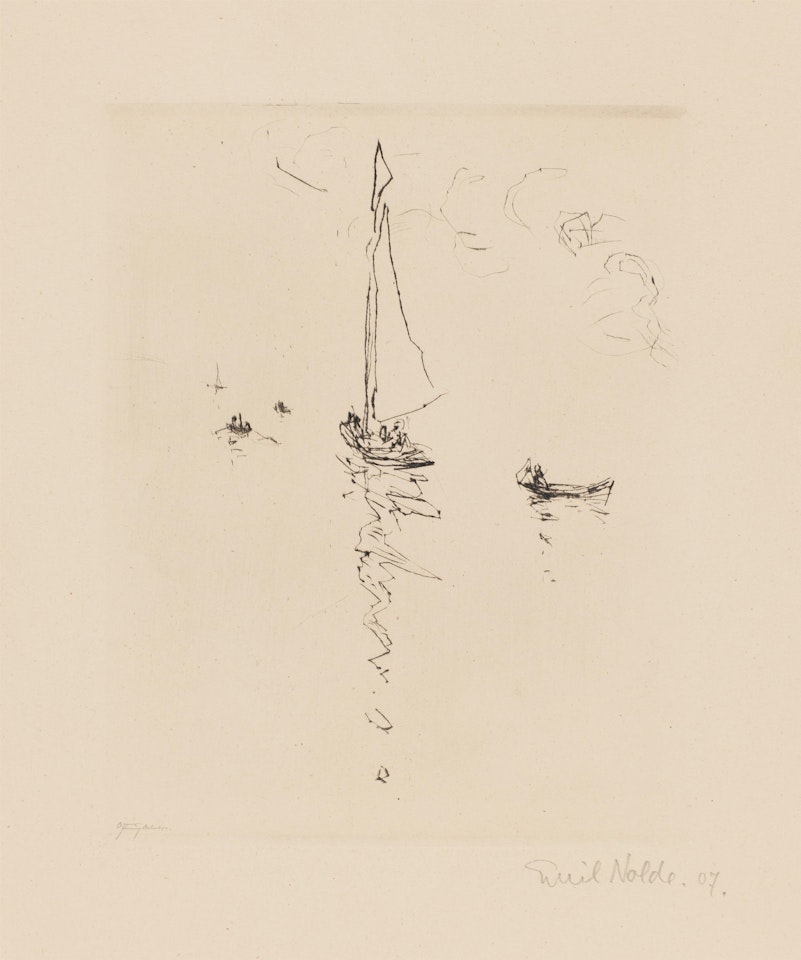 Segler by Emil Nolde