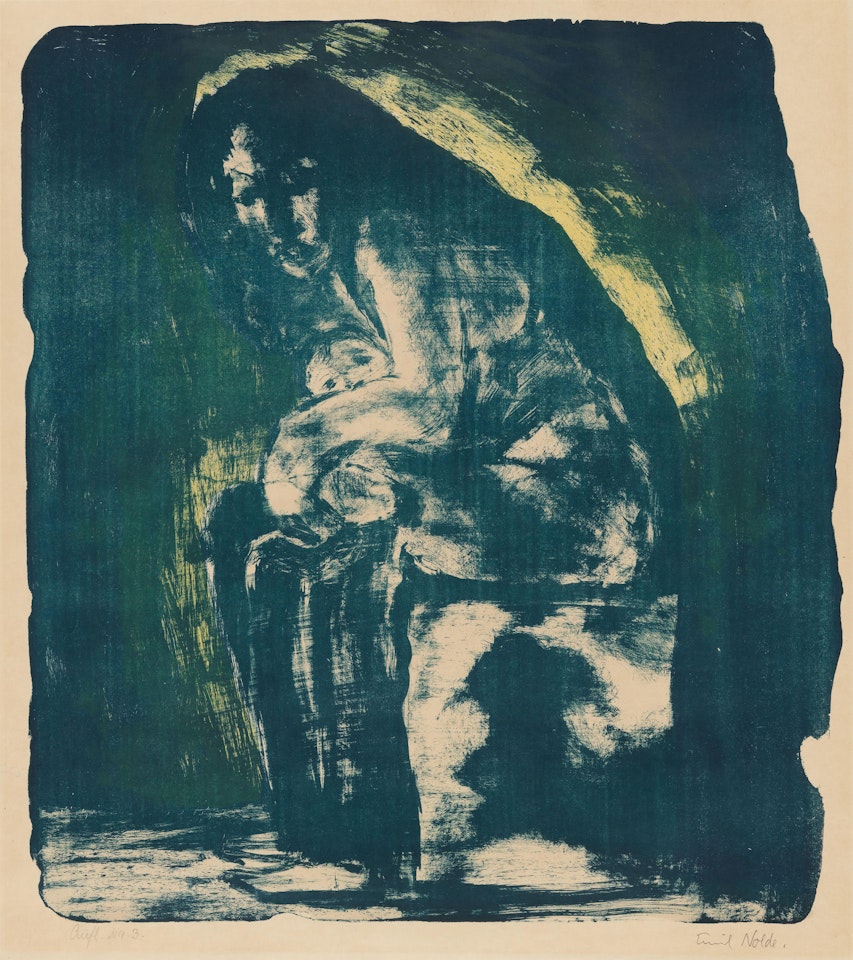 Mutter und Kind by Emil Nolde