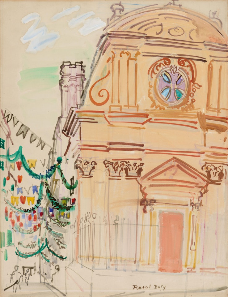 Le Mai à Nice by Raoul Dufy