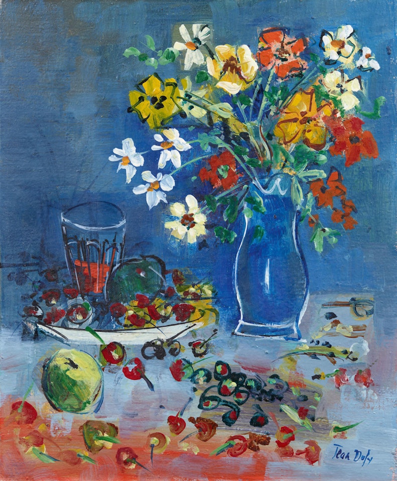 Nature morte au bouquet de fleurs by Jean Dufy