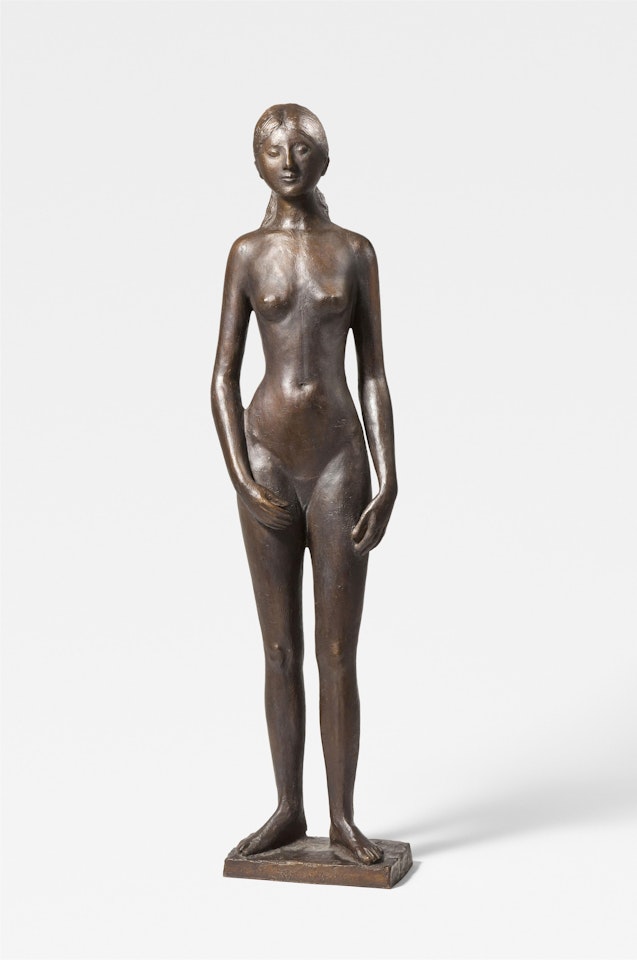 Mädchen mit Zöpfen by Gerhard Marcks