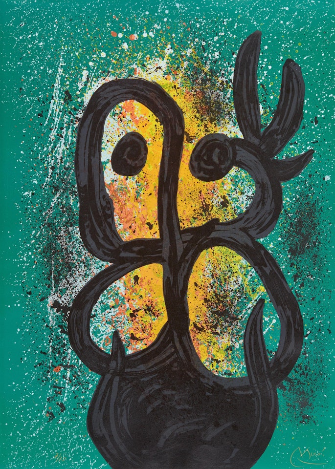 Femme à la Colombe by Joan Miró