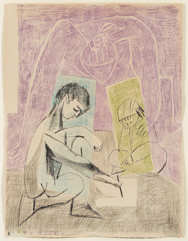 Le petit dessinateur (Claude zeichnet) by Pablo Picasso