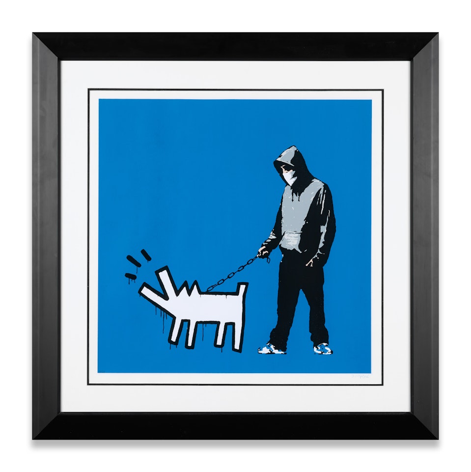 Choose Your Weapon (Blue) by Banksy