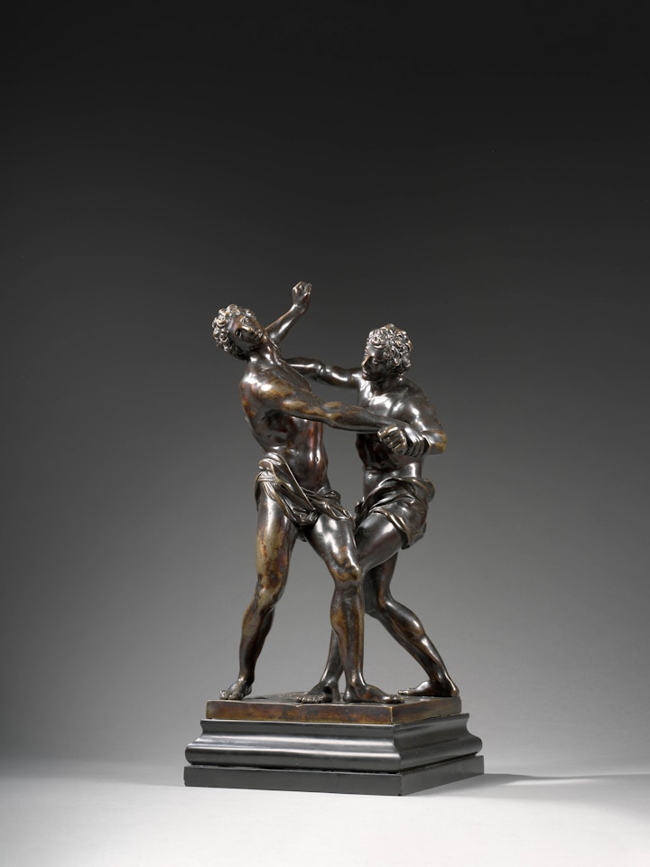 Two wrestlers by French School