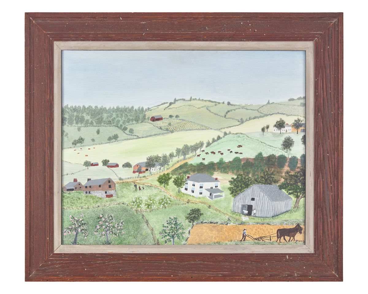 Hoosick hills by Grandma Moses