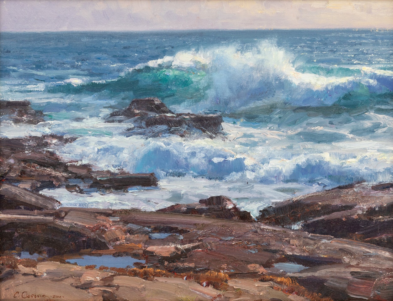 Pacific Surf by Clyde Aspevig
