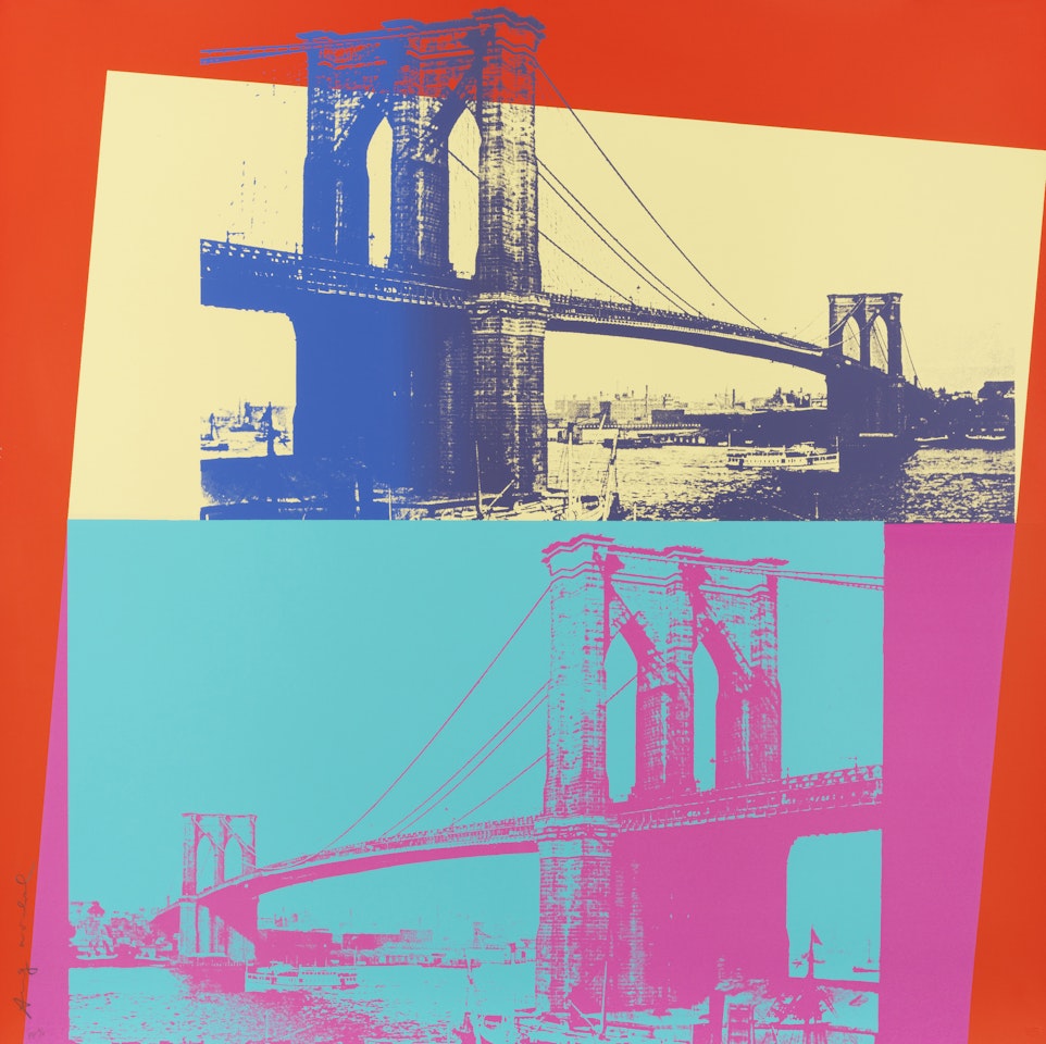 Brooklyn Bridge by Andy Warhol