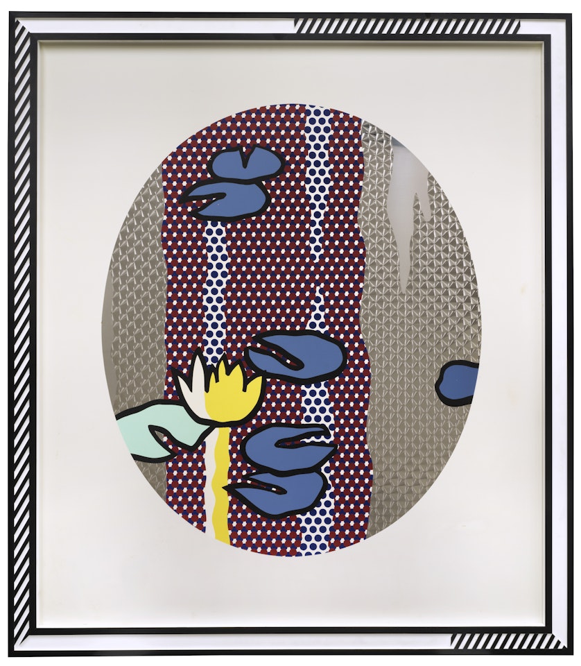 Water Lilies - Blue Lily Pads by Roy Lichtenstein