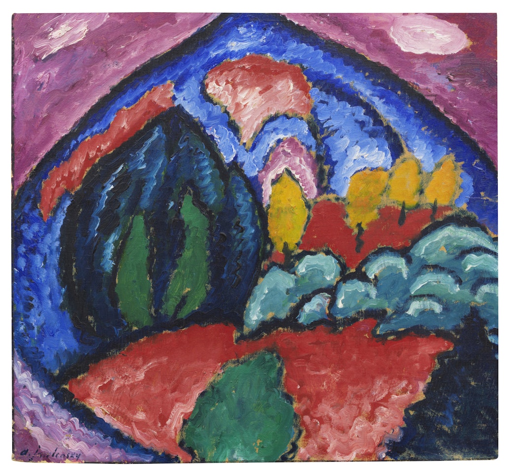 Berge in Oberstdorf by Alexej von Jawlensky