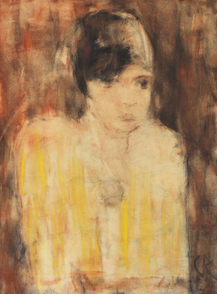 Kecke junge Dame (Flapper) by Christian Rohlfs