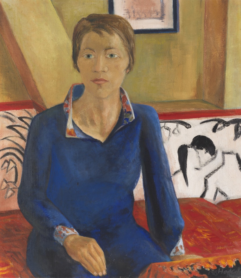 Frauenbildnis (Bildnis Siddi Heckel) by Erich Heckel