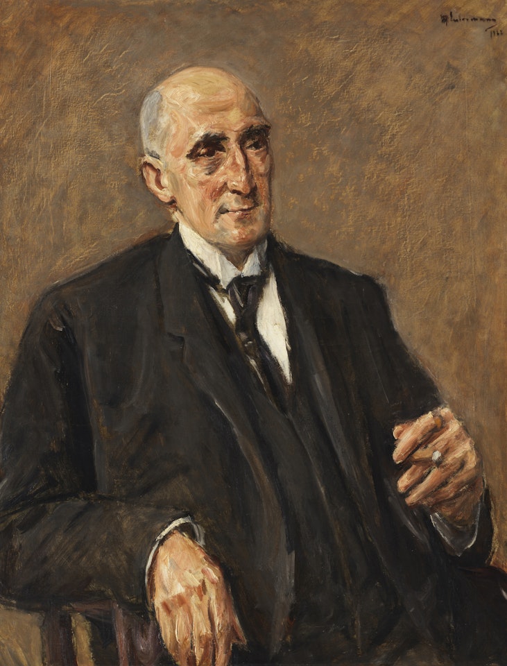Bildnis des Textilfabrikanten Carl Lewin by Max Liebermann