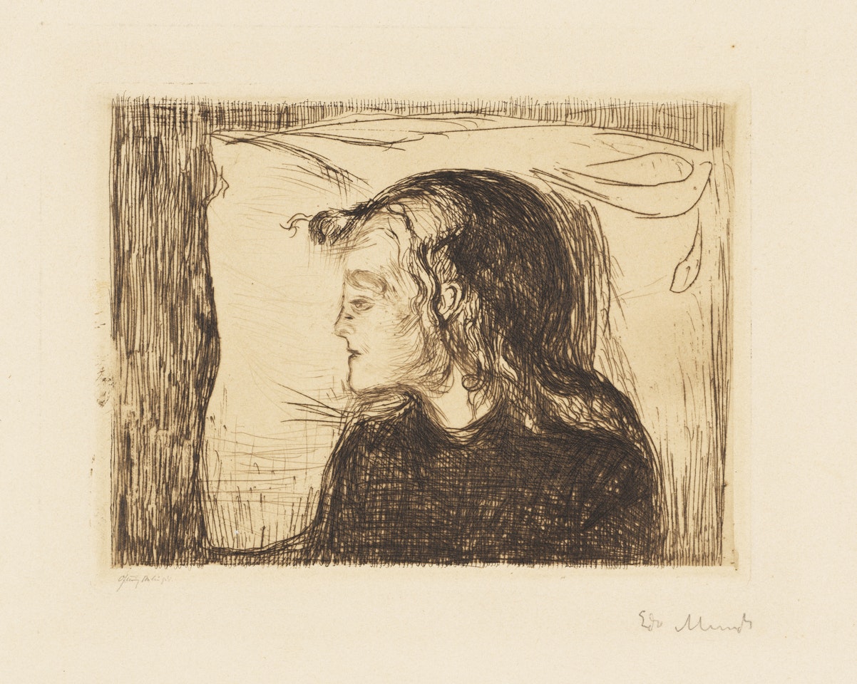 Det syke barn (Das kranke Kind) by Edvard Munch
