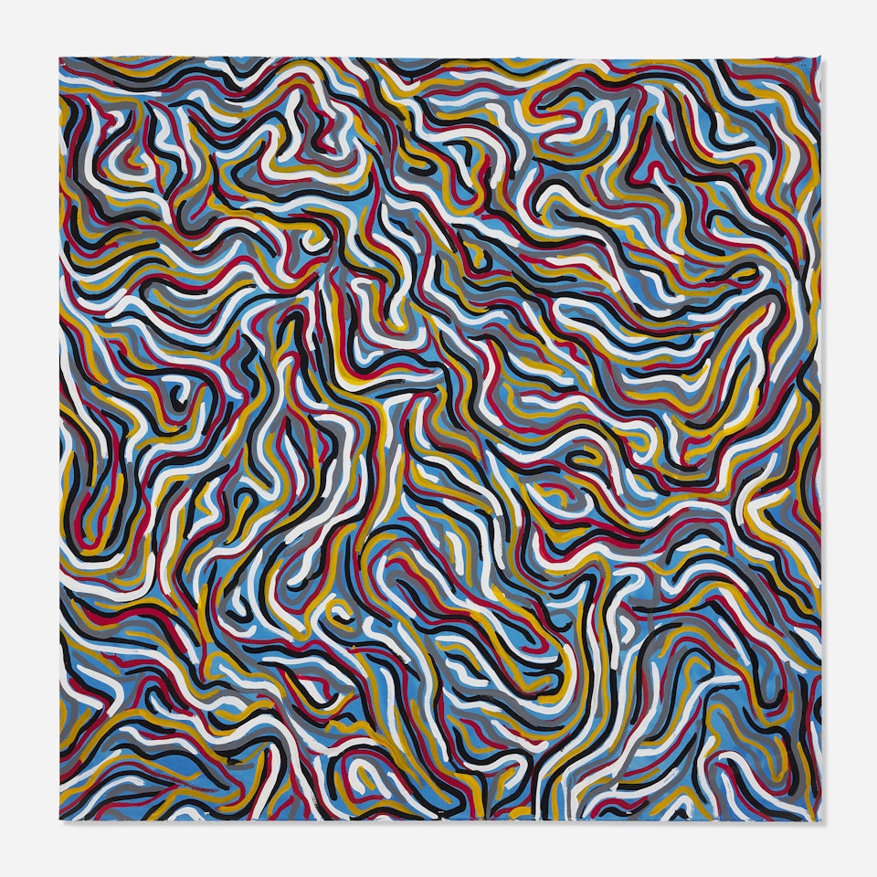 Squiggly Brushstrokes by Sol LeWitt