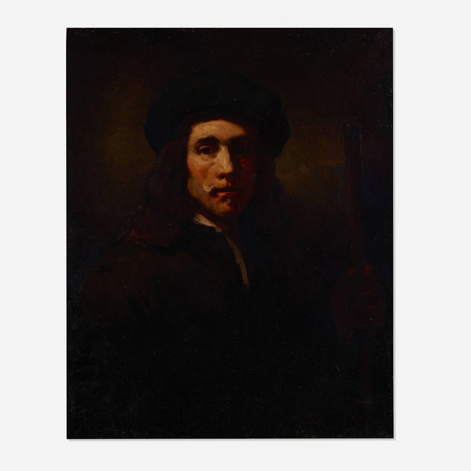 Study after Rembrandt"s Portrait of a Man by Robert Henri