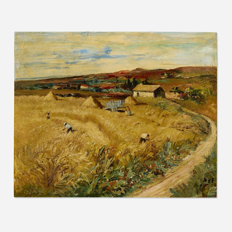 Moisson en Provence by Marcel Dyf