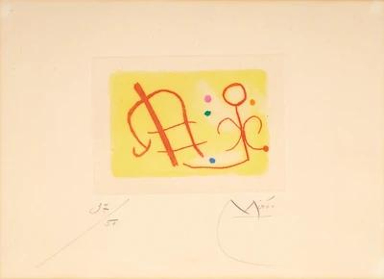 from: “Fusées” by Joan Miró
