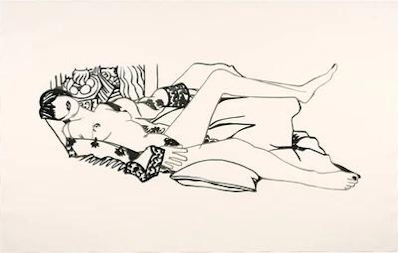 “Monica Nude and the Purple Robe” by Tom Wesselmann